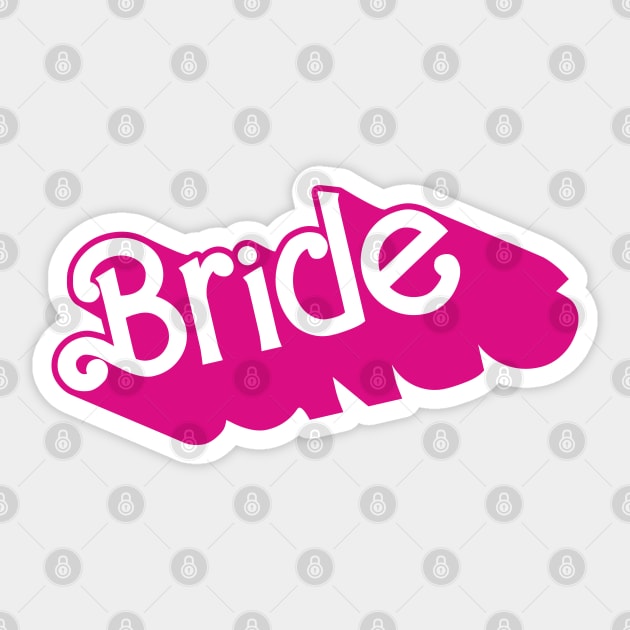 Barbie logo sticker shop